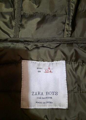 Zara Boys 4 yaş erkek cocuk mont - Görsel 9