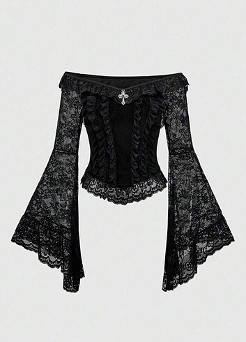 Gothic dantelli üst 