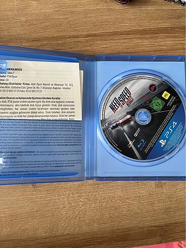 Beden Renk PS4 Need for Speed Rivals