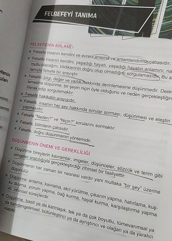 Felsefe ve din Konu Anlatımı TYT El Kitabı