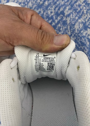 Beyaz Bağcıklı Kadın Spor Ayakkabı - Görsel 6