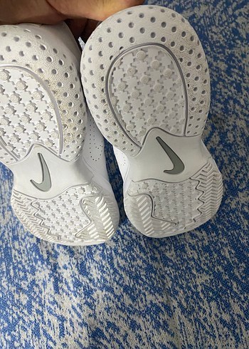 Beyaz Bağcıklı Kadın Spor Ayakkabı - Görsel 5