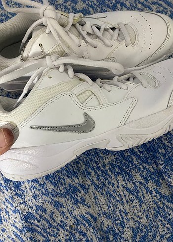 Beyaz Bağcıklı Kadın Spor Ayakkabı - Görsel 3