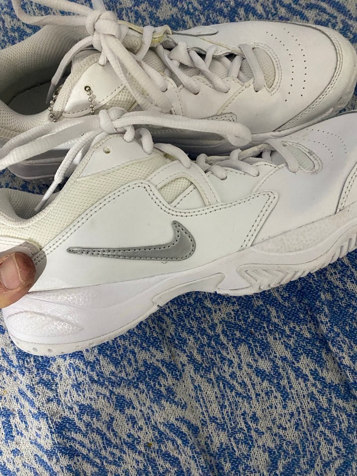 Beyaz Bağcıklı Kadın Spor Ayakkabı - Görsel 3