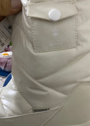 Beyaz Kadın Dolgu Topuklu Bot - Görsel 5