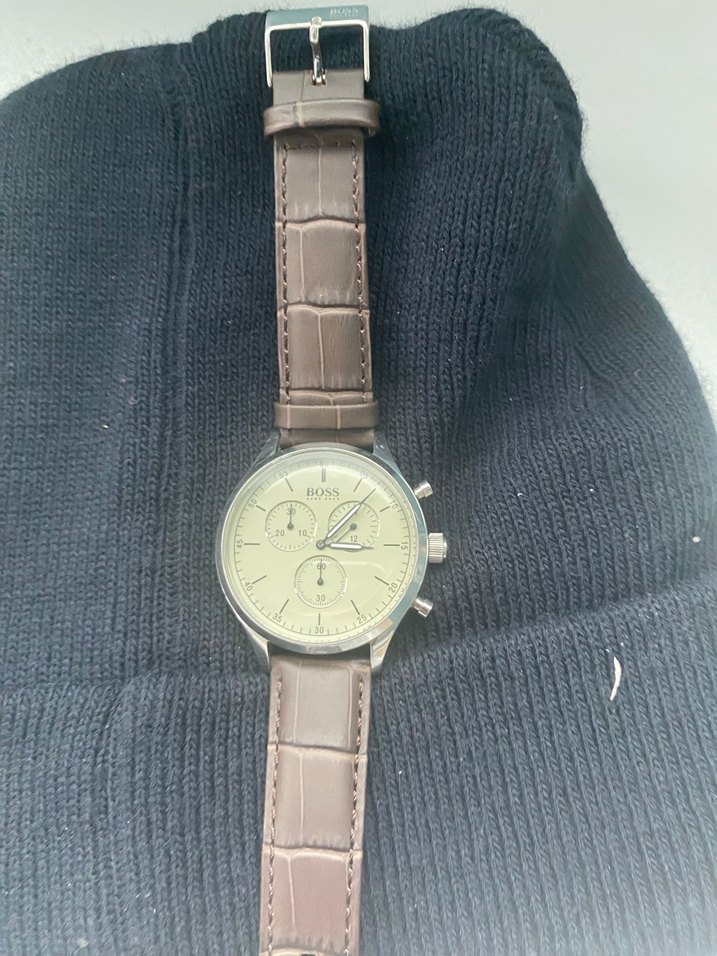 Minimalist Bej Erkek Saat - Görsel 5