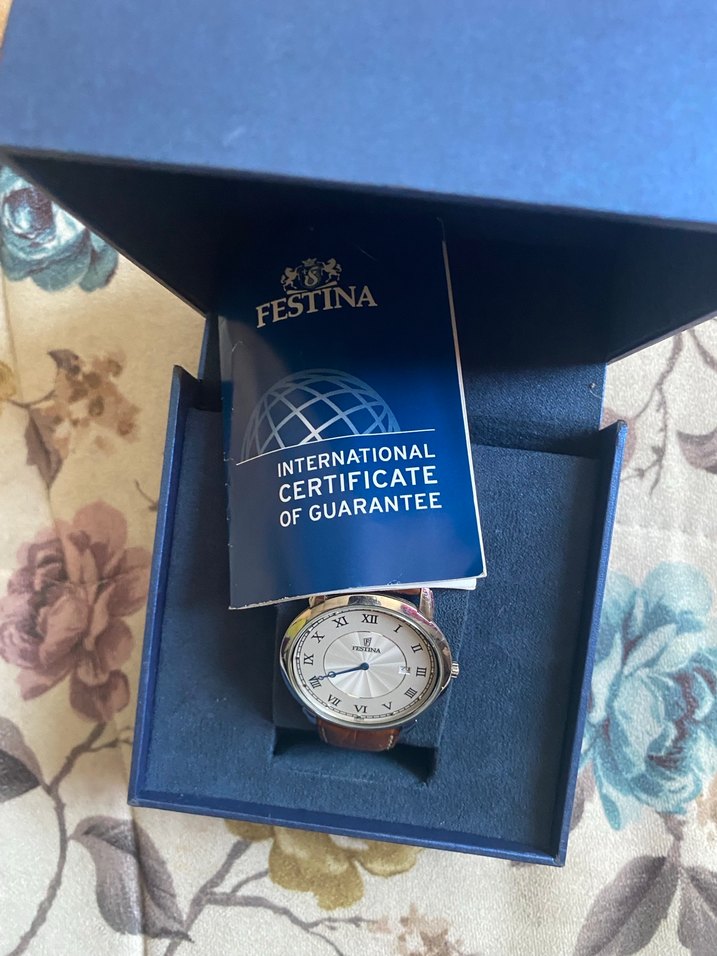 STINA Klasik Erkek Saat Kahverengi Deri Kayış - Görsel 2