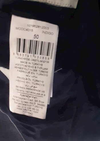 50 Beden lacivert Renk Beymen Club Erkek Blazer