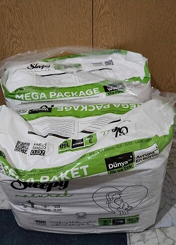3 Beden: 4-9 kg Beden Sleepy bebek bezi