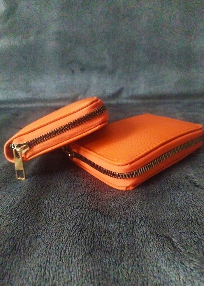 Turuncu Cuzdan 14.5 x 9.5 cm  - Görsel 3