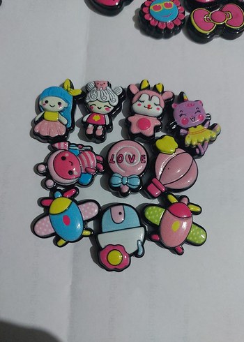 Beden Renkli 3D sticker x 5 adet