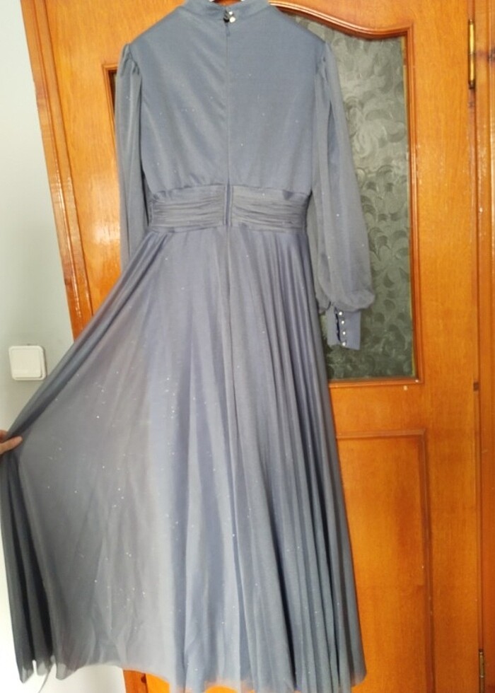 Tesettür abiye elbise - Görsel 2