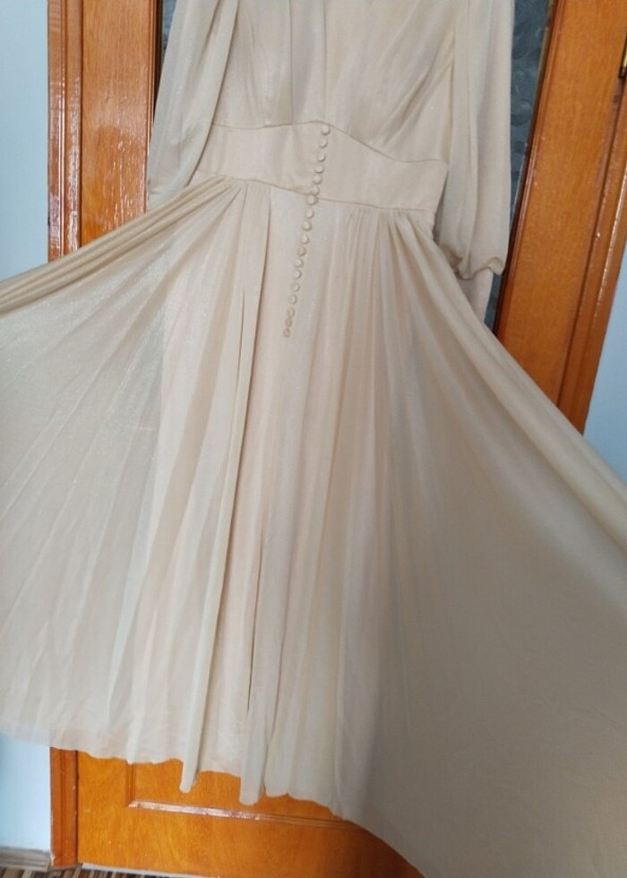 Tesettür abiye elbise - Görsel 3