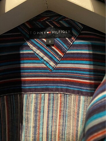 Orjinal Tommy Hilfiger Kadife gömlel - Görsel 4