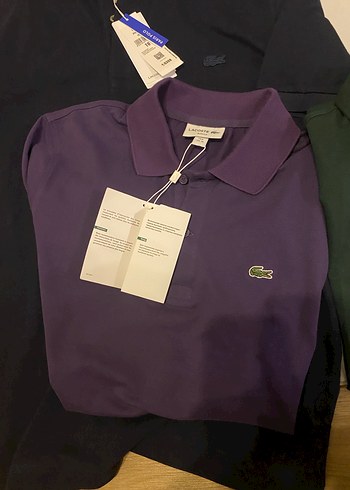 Orjinal Polo Yaka Lacoste Erkek T-shirt - Görsel 3