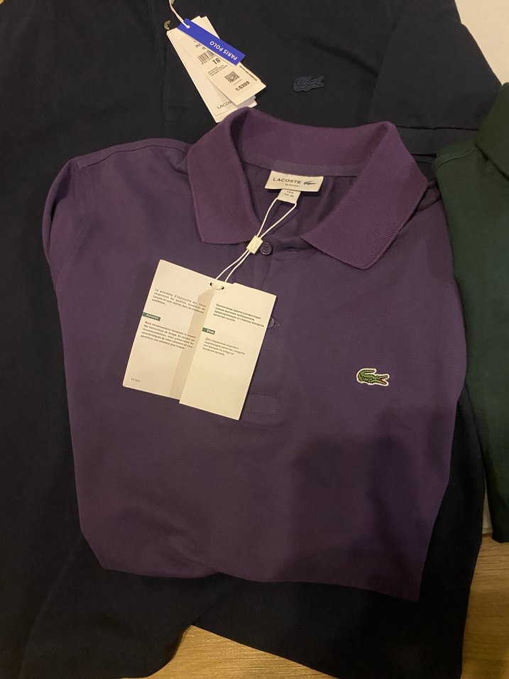Orjinal Polo Yaka Lacoste Erkek T-shirt - Görsel 3