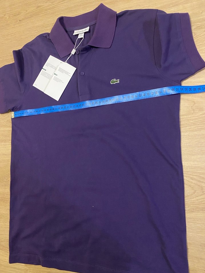Orjinal Polo Yaka Lacoste Erkek T-shirt - Görsel 5