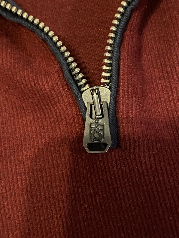 Ts Club Bordo Fermuarlı Erkek Sweatshirt - Görsel 5