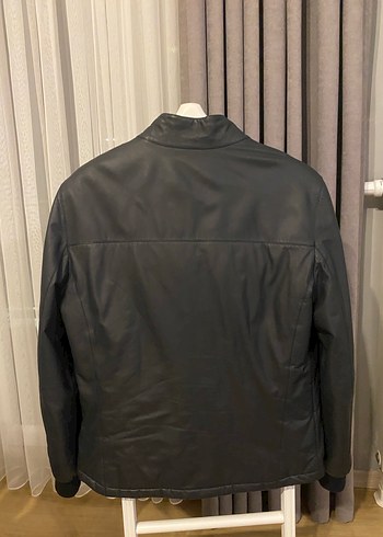 Orijinal Lacoste Suni Deri Ceket - Görsel 6