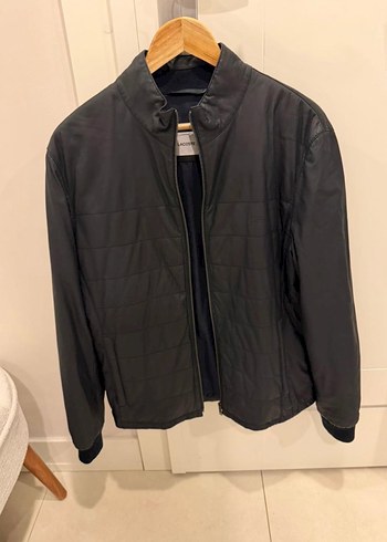 Orijinal Lacoste Suni Deri Ceket - Görsel 7