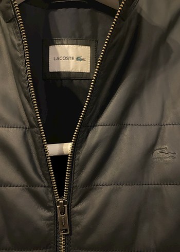 Orijinal Lacoste Suni Deri Ceket - Görsel 2