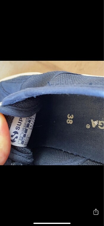 38 Beden lacivert Renk Superga ayakkabı