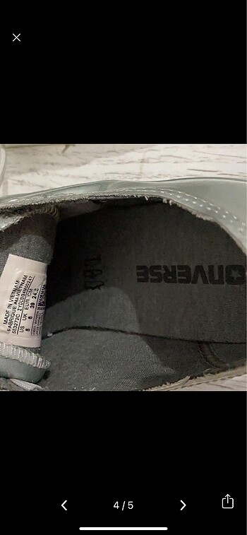 39 Beden gri Renk Converse spor ayakkabı