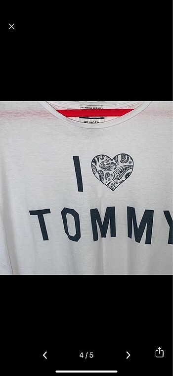 s Beden beyaz Renk Tommy hilfiger tshirt