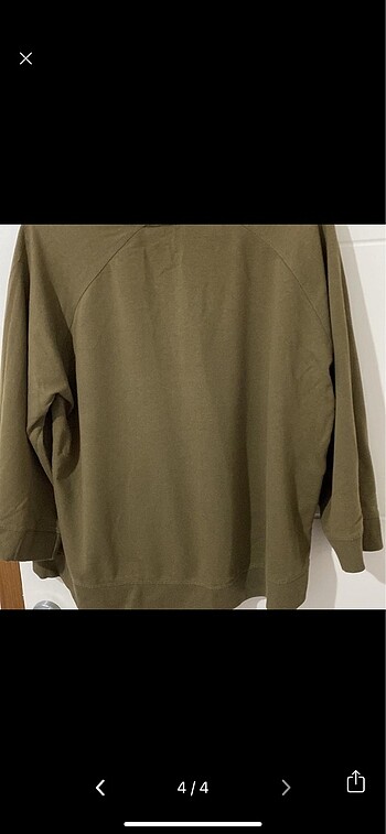 s Beden haki Renk Mango haki truvakar kol sweatshirt
