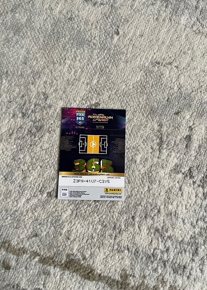 Arda güler 2025 limited edition kart panini - Görsel 2