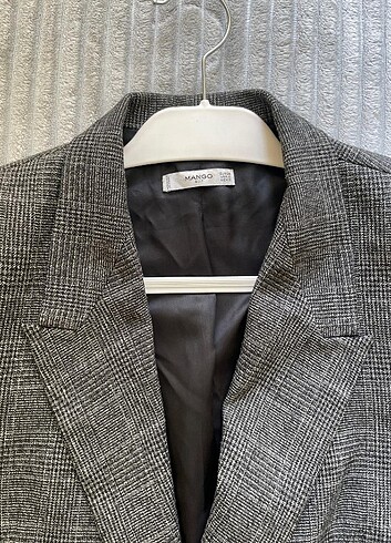 38 Beden gri Renk Mango Blazer Ceket