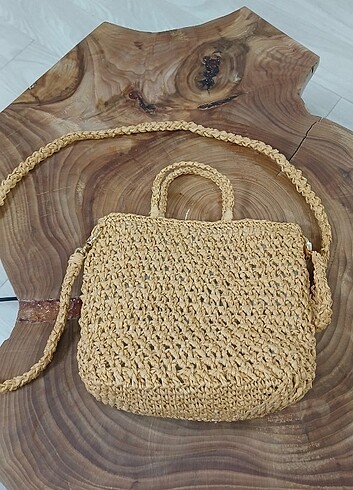  Beden camel Renk paper rope bag