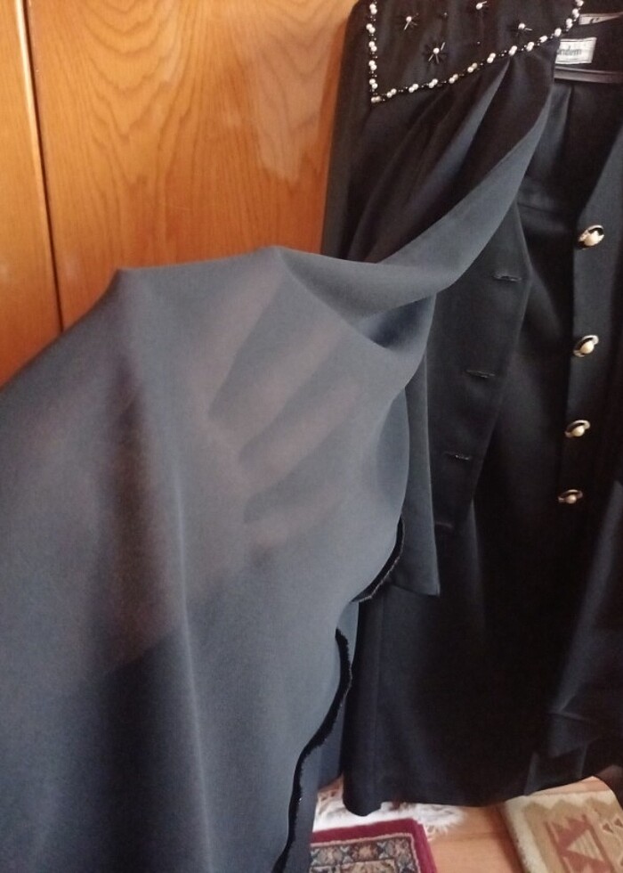 Siyah düğün abiye - Görsel 4