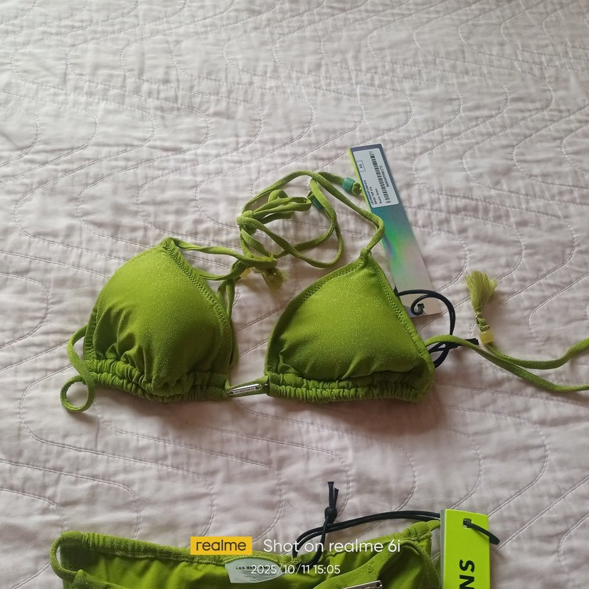Yeşil Strappy Kadın Bikini Takımı XS - Görsel 2