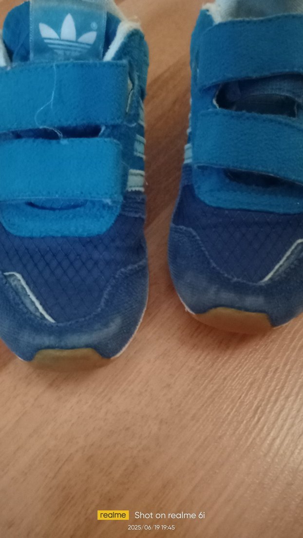 Adidas Erkek Çocuk Mavi Cırt Cırtlı Spor Ayakkabı - Görsel 2