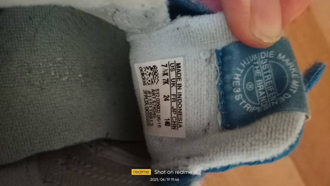 Adidas Erkek Çocuk Mavi Cırt Cırtlı Spor Ayakkabı - Görsel 4