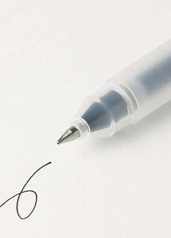  Muji Ball Point Gel Kalem Siyah