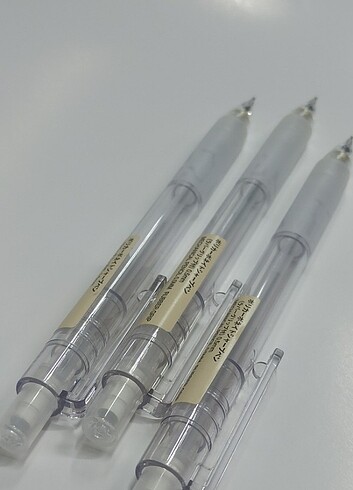 Muji Transparent rubber grip Uçlu Mekanik Kalem 0.5mm