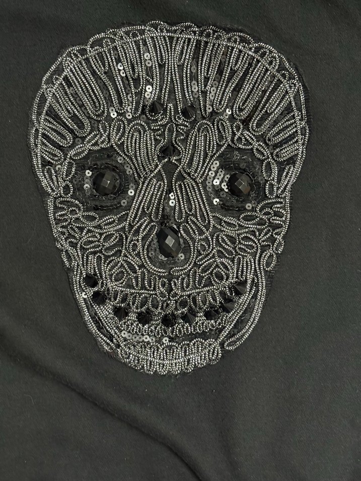 Kadın Siyah Kapüşonlu Fermuarlı Sweatshirt - Görsel 3