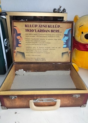 Beden Kulüp Rakı Vintage Erkek Valiz koleksiyonluk