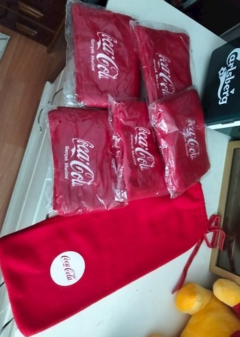 Beden Coca Cola polar atkı ve havlu Kılıfı (hepsi)