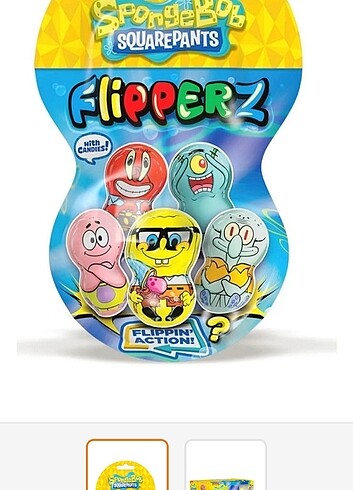  Beden Renk Flipperz Sünger Bob Hacıyatmaz Figürleri 2 adet