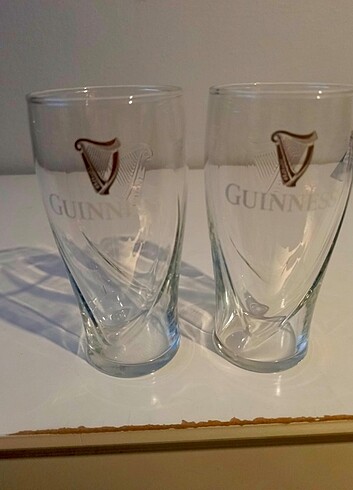 Guinness 2adet 50cl bardak (Temiz) 