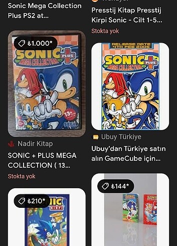  Beden Renk Sonic +Plus Mega Collection (13oyun) Temiz