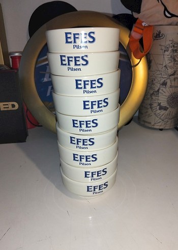  Beden beyaz Renk Efes Pilsen Seramik Kase çerezlik (sıfır)