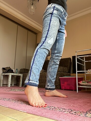 Diğer Mavi kot pantolon (jean)