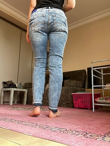 m Beden Mavi kot pantolon (jean)