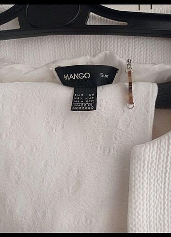 36 Beden beyaz Renk MANGO İKİLİ TAKIM
