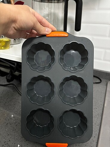Silikon muffin kek kalıbı