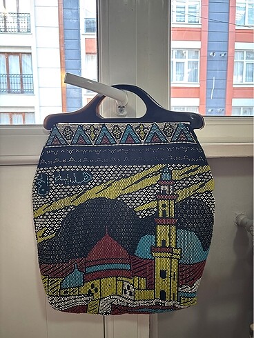Boncuklu Antika çanta